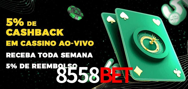 Promoções do cassino ao Vivo 8558bet